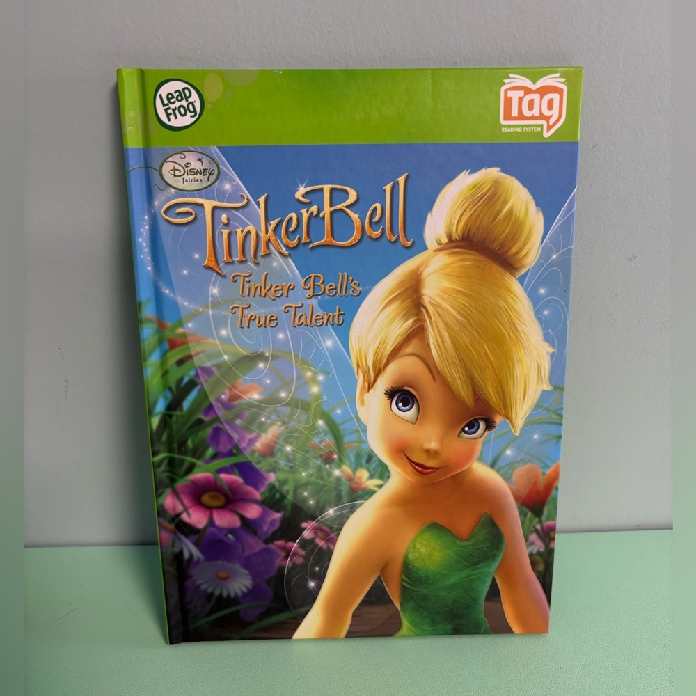 Leap Frog Tag Disney TinkerBell Tinker Bell’s True Talent Book, Kids Tag Book